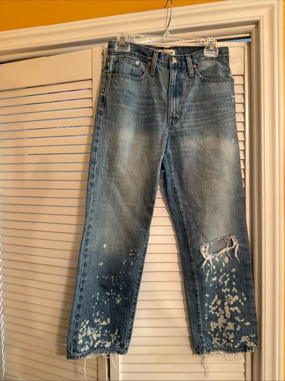 Madewell Women's Blue and Navy Jeans - Picture 3 of 10